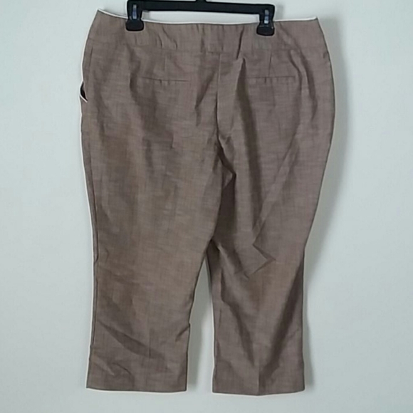 NWOT Robert Louis 16 Tan Khaki Dress Capris - Picture 5 of 7
